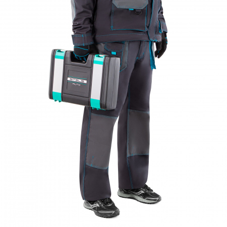 Набор инструментов, 1/2", 1/4", CrV, 12 гранные головки, пластиковый кейс, 76 предметов Stels Набор инструментов, 1/2", 1/4", CrV, 12 гранные головки, пластиковый кейс, 76 предметов Stels