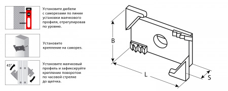 ЗУБР ВИНТ-100, 100 шт, система крепления штукатурных маяков (30955-100)