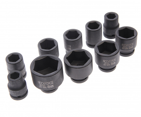 Набор головок RF-6101-5MPB ударных 10пр.,3/4", 6гр. (17,19,22,24,27,30,32,36,41,46мм), в метал. кейсе ROCKFORCE /1/6