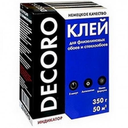 Клей обойный Decoro флизелин 350гр (50м2) (30)
