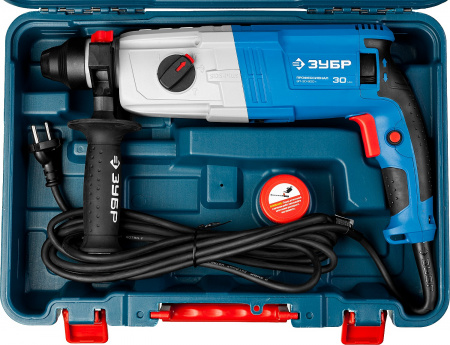 ЗУБР 30 мм, 900 Вт, перфоратор SDS Plus, Профессионал (ЗП-30-900 К)