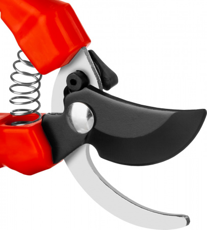 GRINDA G-33, 200 мм, закаленные лезвия, тефлоновое покрытие, пластиковые рукоятки, плоскостной секатор (40211)