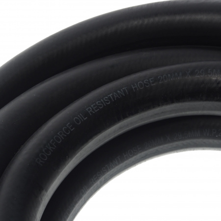 Шланг RF-AHC-55/4A резиновый армированый бензо-маслостойкий 20х29.5ммх5м(раб.давл. 20bar,max60bar,-30C°+70C°,DIN20018) ROCKFORCE /1