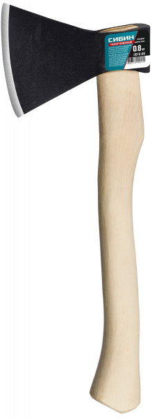 СИБИН 800/1050 г, 400 мм, кованый топор с округлым лезвием (2070-08)