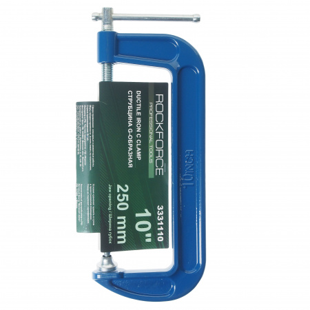 Струбцина RF-3331110 G-образная "Profi" 10"-250мм (вес-3.4кг) ROCKFORCE /1