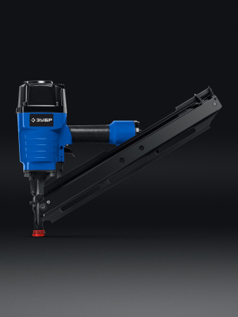 ЗУБР SN34-90, пневматический нейлер для реечных гвоздей ЗУБР SN34/D34 (50-90 мм), Профессионал (31924)