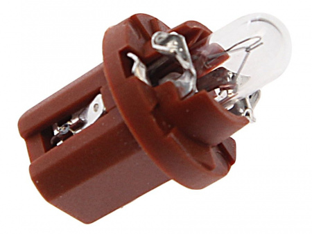 Автолампа BAX1.2W с серым патроном (BX8.5d) 24V OSRAM /10/50