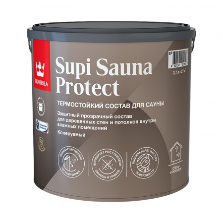 Защитный состав для саун Tikkurila Supi Sauna Protect п/мат. (2,7 л)