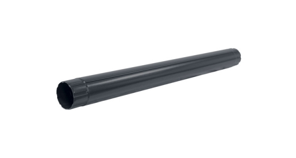 Круглая труба соединительная Оптима D90 1м RAL7024