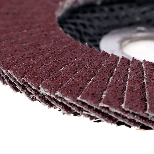 Круг MESSER шлифовальный лепестковый торцевой плоский (электрокорунд) А40(П) 125х22