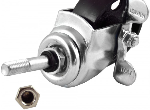 OHT305VRKWL Колесо поворотное со стопором для стойки трансмиссионной OHT305V OHT305VRKWL Колесо поворотное со стопором для стойки трансмиссионной OHT305V