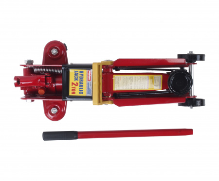 Домкрат гидравлический M-82000S подкатной 2т (выс.подъема 130-340мм) в кейсе MEGAPOWER /1 HIT