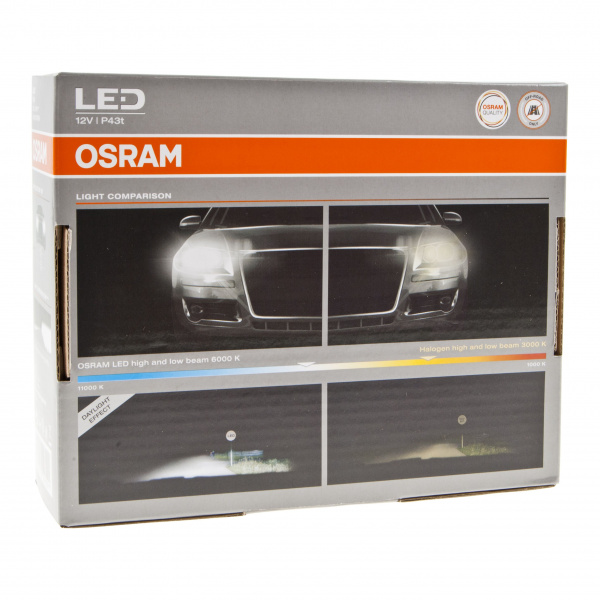Автолампа H4 (P43t)+120% LED COOL WHITE LEDriving SPK 6000K (2шт) 12V OSRAM /1/10/100