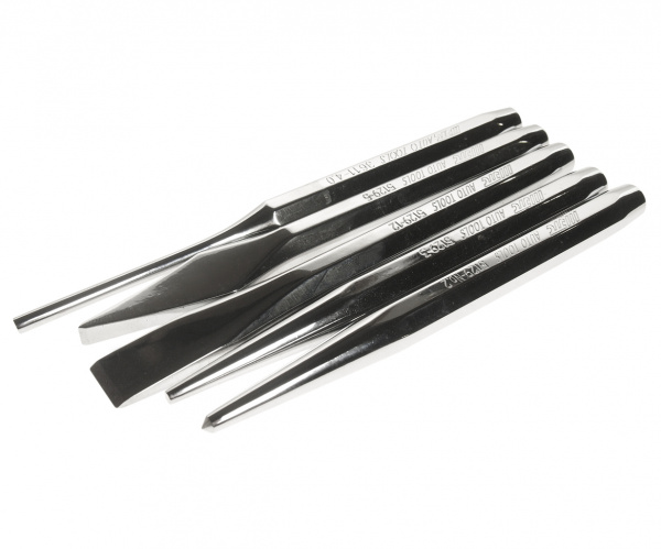 JTC Набор выколоток и зубил с кернером 5 предметов в кейсе JTC