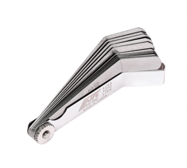 JTC Набор щупов 0.203-0.66мм (0.008"-0.026") изогнутых для установки зазора 12шт. JTC