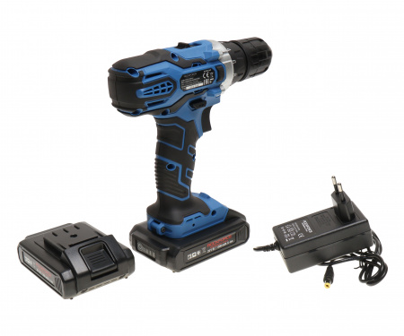 Шуруповерт RF-BT-CD12 20V: аккумул. 20V, 1.3Ah патрон 1-10мм(Li-ion , 0-350/0-1350 об/мин сверло1.5,2,3,4,5,6мм.биты PH1,2 PZ1,2,SL5,6 и битодержатель