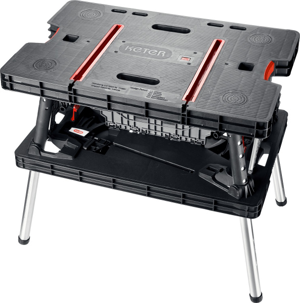 KETER FOLDING 850х550х755 мм, складной столярный верстак (38730)
