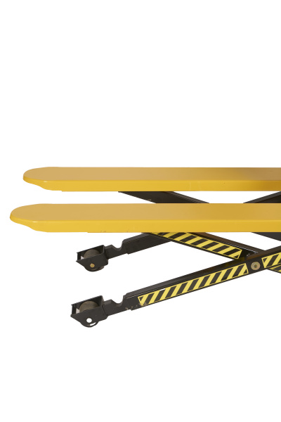 Тележка гидравлическая с ножничным подъемом 1000 кг 1150 мм полиуретановые колеса TOR HLS1000Q