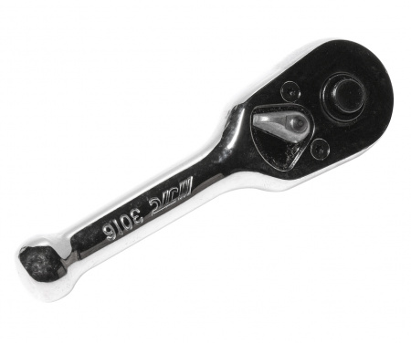 JTC Ключ трещотка 1/4" 45 зубьев 89мм укороченная металлическая рукоятка JTC