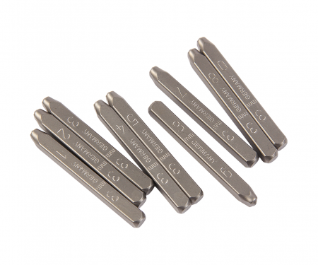 JTC Клейма цифровые 3мм (HRC 60+-2град. DIN 1451) JTC