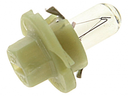 Автолампа BAX1.3W с зеленым патроном (BX8.4d) 12V NARVA /10/200