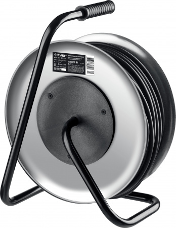 ЗУБР КГ-315, КГ, 3 x 1.5 мм2, 50 м, 3700 Вт, IP44, силовой удлинитель на стальной катушке, Профессионал (55080-50)