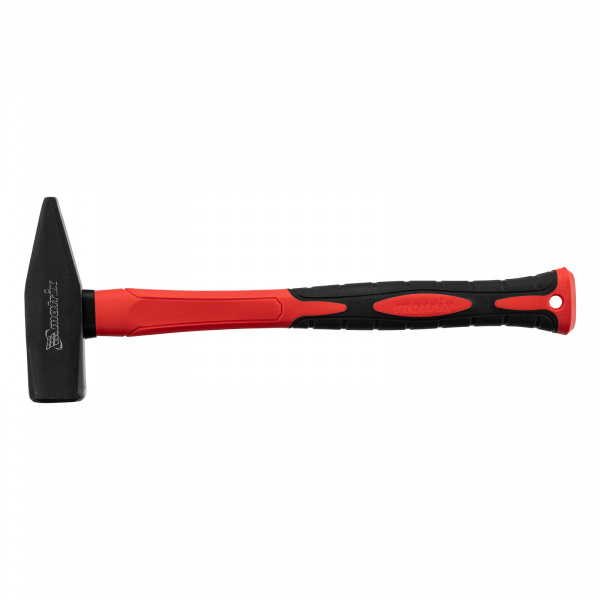 Молоток слесарный optimal, 1000 г, фибергласовая обрезиненная рукоятка, квадратный боек Matrix