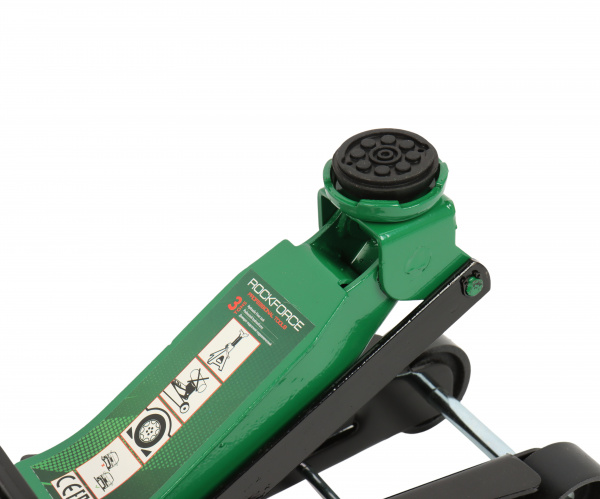 Домкрат гидравлический RRF-T83000ET подкатной 3т (h min 85мм.h max 380мм) ROCKFORCE /1