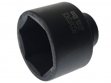 Головка торцевая  80мм 1" 6-гранная ударная удлиненная L=100мм ROCKFORCE RF-48510080 /1