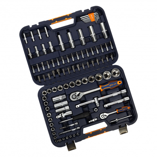 Набор торцевых головок 1/2"&1/4" 6-гранный 97пр., в кейсе LG-S1097 LIGE /1/3 NEW Набор торцевых головок 1/2"&1/4" 6-гранный 97пр., в кейсе LG-S1097 LIGE /1/3 NEW