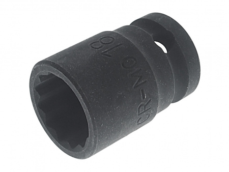 JTC Головка торцевая 1/2" 18мм 12-ти гранная ударная L=38мм JTC JTC Головка торцевая 1/2" 18мм 12-ти гранная ударная L=38мм JTC