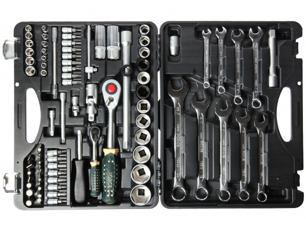 Набор инструмента RF-4821-5: 1/2" & 1/4"DR 6-гранный 82пр. ROCKFORCE /1/3 Набор инструмента RF-4821-5: 1/2" & 1/4"DR 6-гранный 82пр. ROCKFORCE /1/3