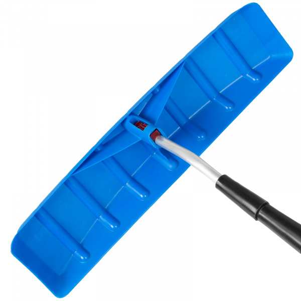 Скребок для уборки снега с крыш 610х140 мм, алюминиевая телескоп. рукоятка, длина 2-6 м// Россия 