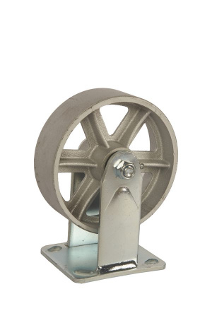 Колесо большегрузное неповоротное FCS 63 150 мм чугунное (F)