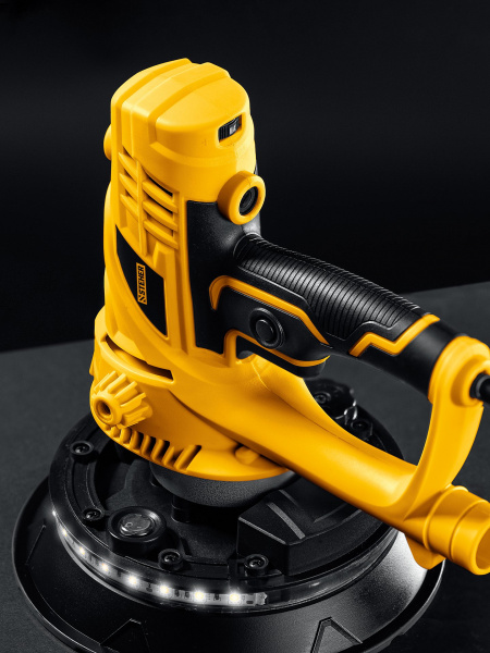 STEHER d180 мм, 900 Вт, подсветка, шлифовальная машина для стен (DWH-900)