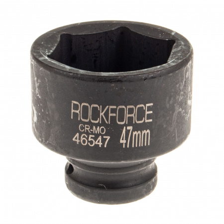Головка торцевая 47мм 3/4" 6-гранная ударная L=63мм ROCKFORCE RF-46547 /1/40 Головка торцевая 47мм 3/4" 6-гранная ударная L=63мм ROCKFORCE RF-46547 /1/40