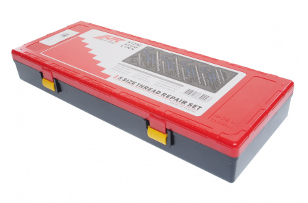 JTC Набор инструментов и вставок для восстановления резьбы М6х1.0-М8х1.25-М10х1.25-М10х1.5-М12х1.25 JTC