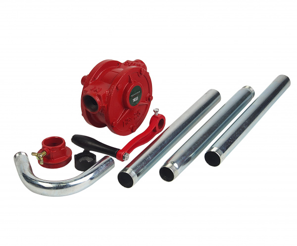 Насос RF-1033 ручной роторный телескопический для раздачи масла(пр.-ть 250гр./ход, раб. t  -20+40гр.) ROCKFORCE /1/2