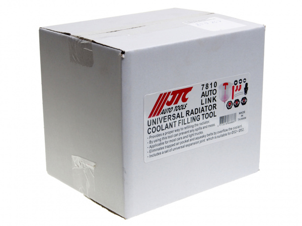 JTC Набор для заправки охлаждающей жидкости с универсальными адаптерами JTC