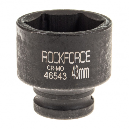 Головка торцевая 43мм 3/4" 6-гранная ударная L=60мм ROCKFORCE RF-46543 /1/40 Головка торцевая 43мм 3/4" 6-гранная ударная L=60мм ROCKFORCE RF-46543 /1/40