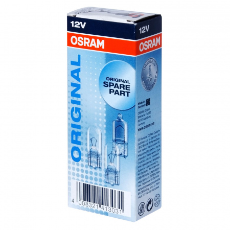 Автолампа W5W (W2.1*9.5d) ULTRA LIFE 12V OSRAM /10/50/200