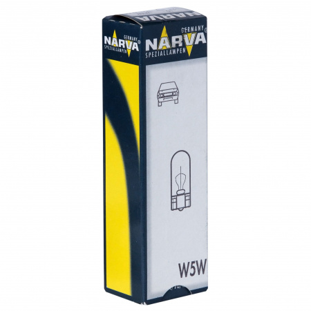 Автолампа W5W (W2.1*9.5d) 12V NARVA /10/200 HIT