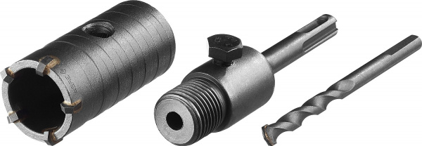 ЗУБР 35 мм, SDS - Plus, 5Т, коронка по бетону с оснасткой (29211-35)