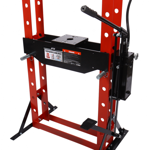 GTE Пресс гидравлический 20т напольный с ножным и ручным приводом GTE