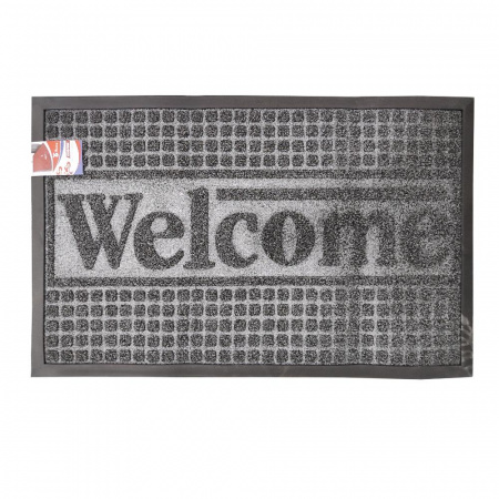 Коврик придверный BAIZHENG 40*60 (Welcome) черный (Bay) (40)