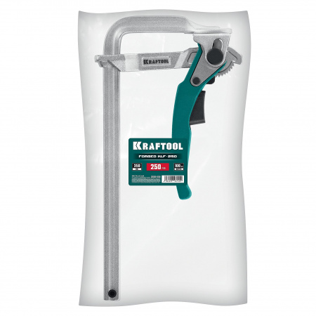 KRAFTOOL KLF-250, 250/100 мм, струбцина быстрозажимная (32020-250)