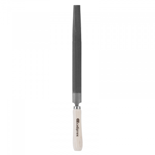 Напильник полукруглый, 250 мм, деревянная ручка Сибртех