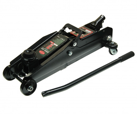 Домкрат гидравлический RF-TR30001 подкатной 3т с фиксацией+резиновая накладка (h min 135мм h max 385мм) ROCKFORCE /1