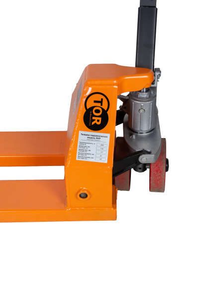 Тележка гидравлическая узковильная 2500 кг 1150х450 мм полиуретановые колеса TOR RHP Тележка гидравлическая узковильная 2500 кг 1150х450 мм полиуретановые колеса TOR RHP