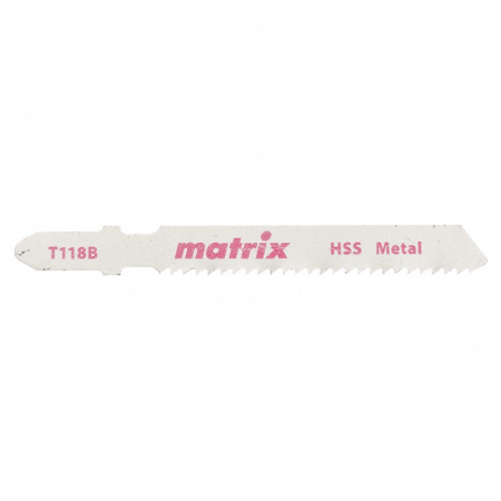 Полотна для электролобзика  по металлу, 3 шт, T118B, 50 x 2 мм, HSS Matrix